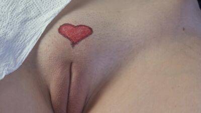 Small Heart Tattoo Drawing On Girl Pussy - hclips.com