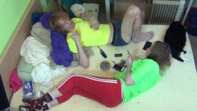 Smoking In Clothes With Video Effects - hclips.com