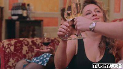 TUSHY Anal-Obsessed Lika loves the attention of two men - veryfreeporn.com