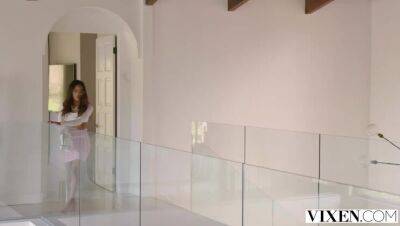 VIXEN Gorgeous rich girl seduces her bodyguard - porntry.com