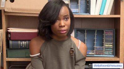 Ivory Logan - On Officer Strips Then Fucks Ebony Thief - hotmovs.com