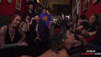 Dominated slut fucked by two cocks at public place in 3some - hotmovs.com