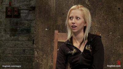 Blond Crotch Roped In Suspension - upornia.com