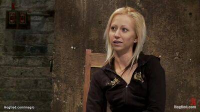 Blond Crotch Roped In Suspension - upornia.com