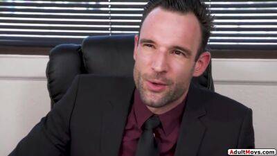 April Olsen - April Olsen And Big T In Assistant Licked And Anal Reamed By Boss - upornia.com