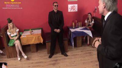 Body Gaurd In The Back Group Fuck With Blondies - upornia.com