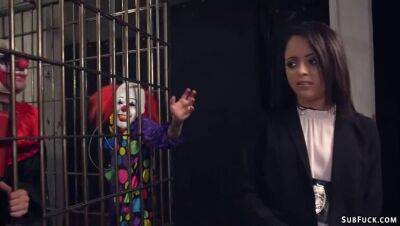 Little slut dap fucked by clowns - porntry.com