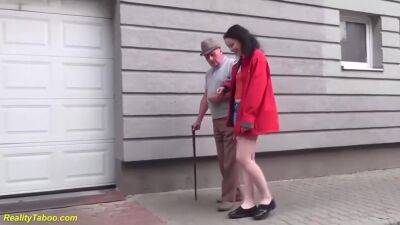 Very Lucky Day For Horny Grandpa - hotmovs.com