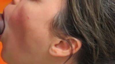 Wife Gives Me Captivating Blowjob. Surprise Cumshot Over Her Face - hclips.com