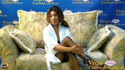 Tatianna - Mixed Hot Ebony - First Bdsm - Casting In Vegas With L A S - videomanysex.com - Usa