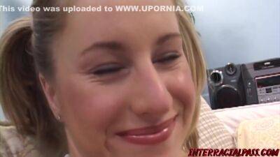Coed Cassidy Gets A Taste Of Some Chocolate Cock - upornia.com