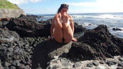 Cum On My Feet With Countdown! Coloured Nails! - upornia.com