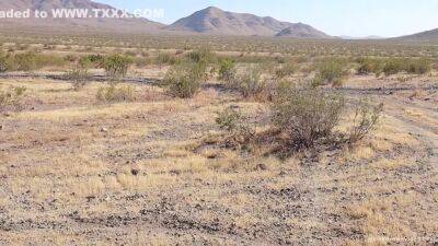 Lady Lazerus Sucking Cock In The Middle Of The Desert With Johnny Goodluck - hotmovs.com - Czech Republic