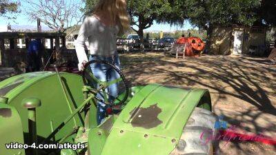 Kallie Taylor Farm Date Part 1 - ATKGirlfriends - hotmovs.com