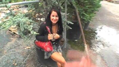 Naughty Brunette Girl Makes Hot Cum Squirt By Sucking His - hclips.com