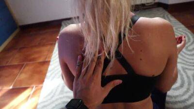 Roommate interrupted while doing Yoga - porntry.com