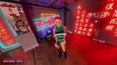 VR Conk Ella Reese as sexy Cammy from Street Fighter saga XXX Parody VR Porn - hotmovs.com