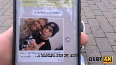 DEBT4k. Debt collector tracks down sexy bride and they have affair - xxxfiles.com