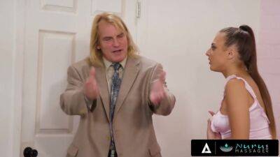 Gia Derza - Gorgeous Lets Her Hung Mature Client Smash Her Pussy And Cum On Her Bush - Gia Derza And Nuru Massage - upornia.com