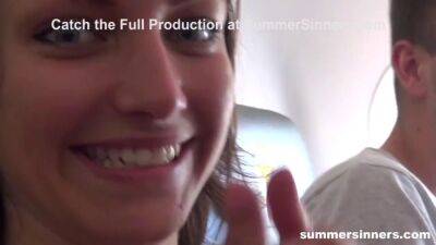 Outrageous! Summer Airplane Trip - sunporno.com