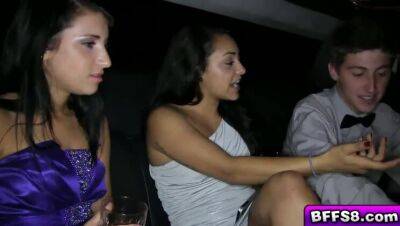 Limo driver destroys Katies virgin pussy on his top - veryfreeporn.com