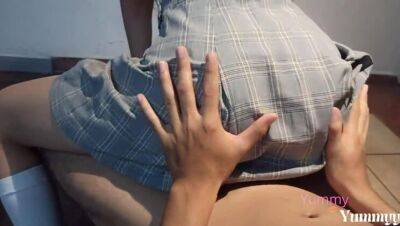 I convinced my step cousin to skip class to go fuck, she has a tremendous ass - porntry.com