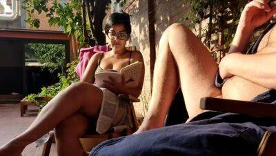 I take my cock out with my classmate. ¡Incredible how this student reacts! I am in shock !! - porntry.com