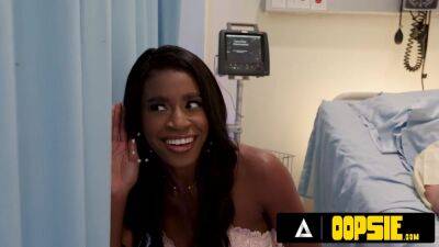 Nicole Kitt - Nicole - OOPSIE - Nympho Nurse Ana Foxxx Swindles INSANE THREESOME With Patient And His Ebony GF Nicole Kitt - hotmovs.com