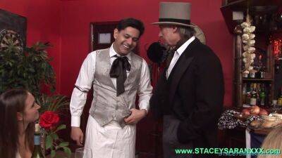 Stacey Saran - Crystal - Amanda Black - Julia Crown Gang Bang - STACEYSARANXXX - hotmovs.com
