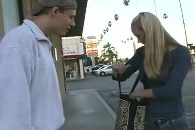 Gets Penetrated In Her Eager Holes By A Big - Horny Blonde - upornia.com