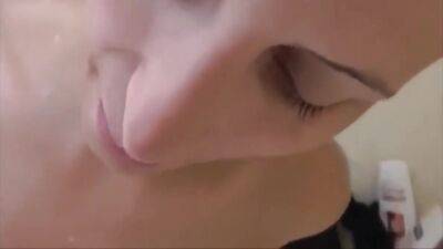 Blowjob And Huge Cumshot On Her Big Tits - hotmovs.com