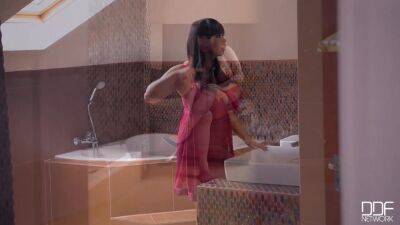 Carnal Moments - Busty Asian Crams Pink Pussy With Vibrator - PornWorld - hotmovs.com - Britain