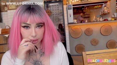 Toilet Whore Feeding Her Cum As Dinner While Waiting For Order In Restaurant - upornia.com