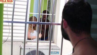 Making a pass at the neighbor's Wife SHE liked she even called her husband I think someone will take the horn! - veryfreeporn.com