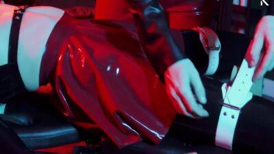 Heavy Rubber Masked German Latexgirl Stretched And Tickled - videomanysex.com - Germany