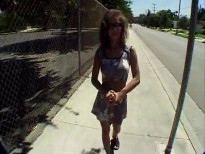 Playful Darkhaired Floozie With Big Melons Likes To Caress Her Pussy Before Well Hung Stud Pokes Her In Doggystyle - upornia.com - Usa