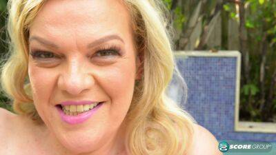 Poolside playtime with Lena Lewis - 50PlusMilfs - hotmovs.com