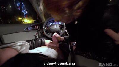 Lucy Tucy Pulls Her Panties To The Side For A Quick Fuck On The Street - BANG! - hotmovs.com