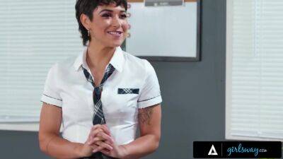 Brooklyn Gray - Brooklyn Gray And Bella Bends - Rude 18yo Student Fucks Her Teachers - upornia.com