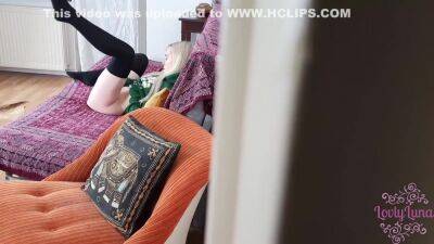 Lovlyluna - Young Girl Got Cought Masturbating - hclips.com