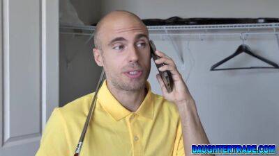 Stepdaughters Must Guess Which Dick They Got - hotmovs.com