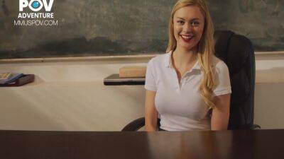 Blonde Student Can Suck Cock For A Good Grade - upornia.com