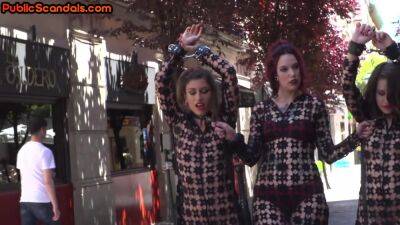 Useless BDSM whores fucked and whipping in public orgy - hotmovs.com