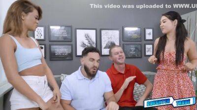 Stepdaddies Caught Sniffing Each Others Stepdaughters - upornia.com