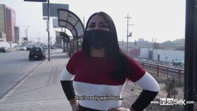 Big ass Venezuelan Ginezflowrs lost in Lima tries her first black cock with unknown brunette - xxxfiles.com - Venezuela - Peru