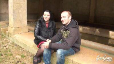 Rose, a slutty teacher with big tits, banged in the washhouse - porntry.com - France