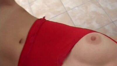 Amateur fuck between training her pussy with tongue in the morning - porntry.com