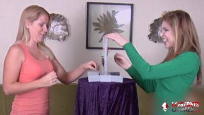 Ashley and Candle are Fun to Watch Lose their Clothes - hotmovs.com