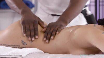 Morgan Lee - Fucks Her Hot Bbc Masseuse - hotmovs.com