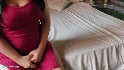 I have sex with a classmate of my stepdaughter, she came to wait for her and do some homework \/ ChiquiCandy - porntry.com